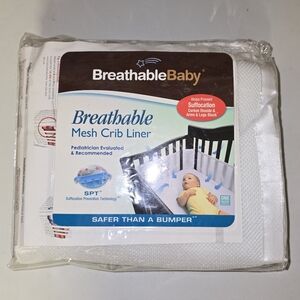 Breathable Baby Mesh Crib Liner